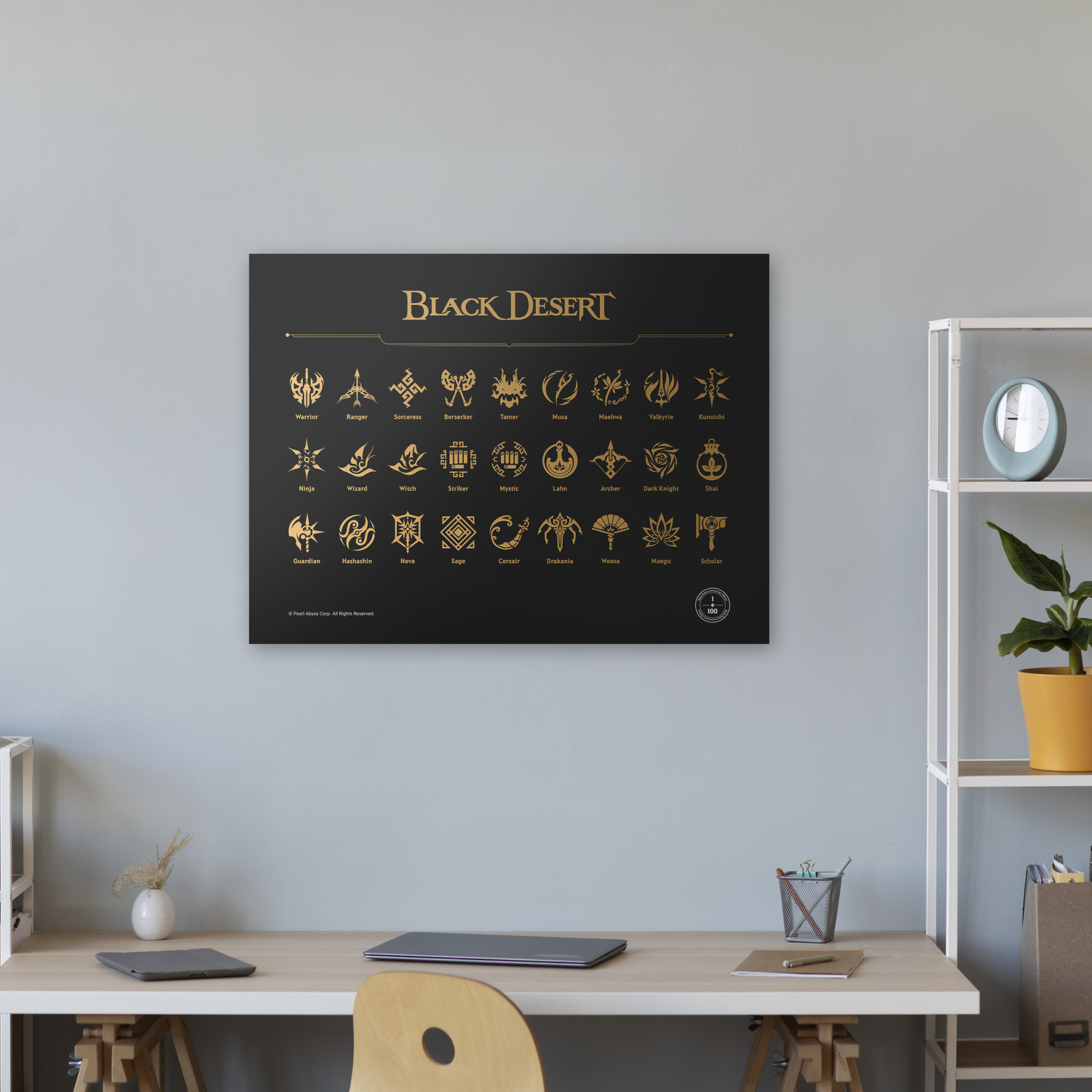 Black Desert Anniversary Poster