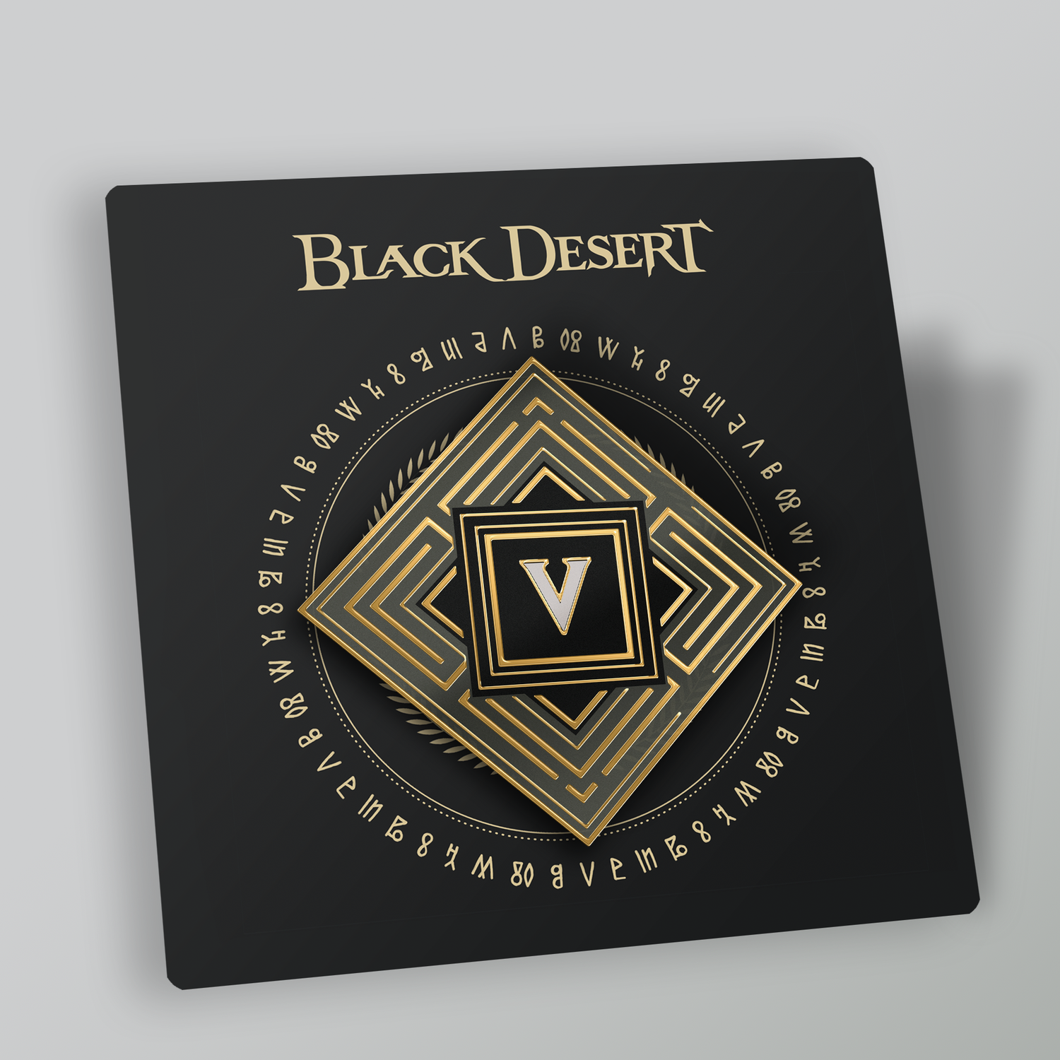 Black Desert Anniversary Pin