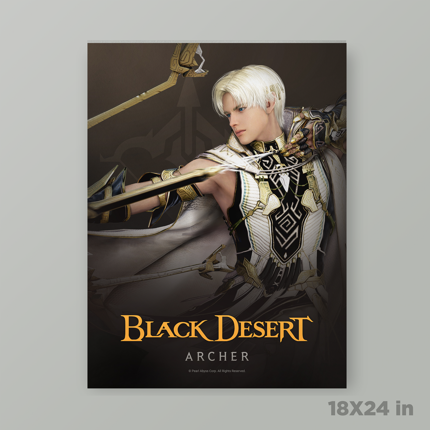 Black Desert Archer Poster