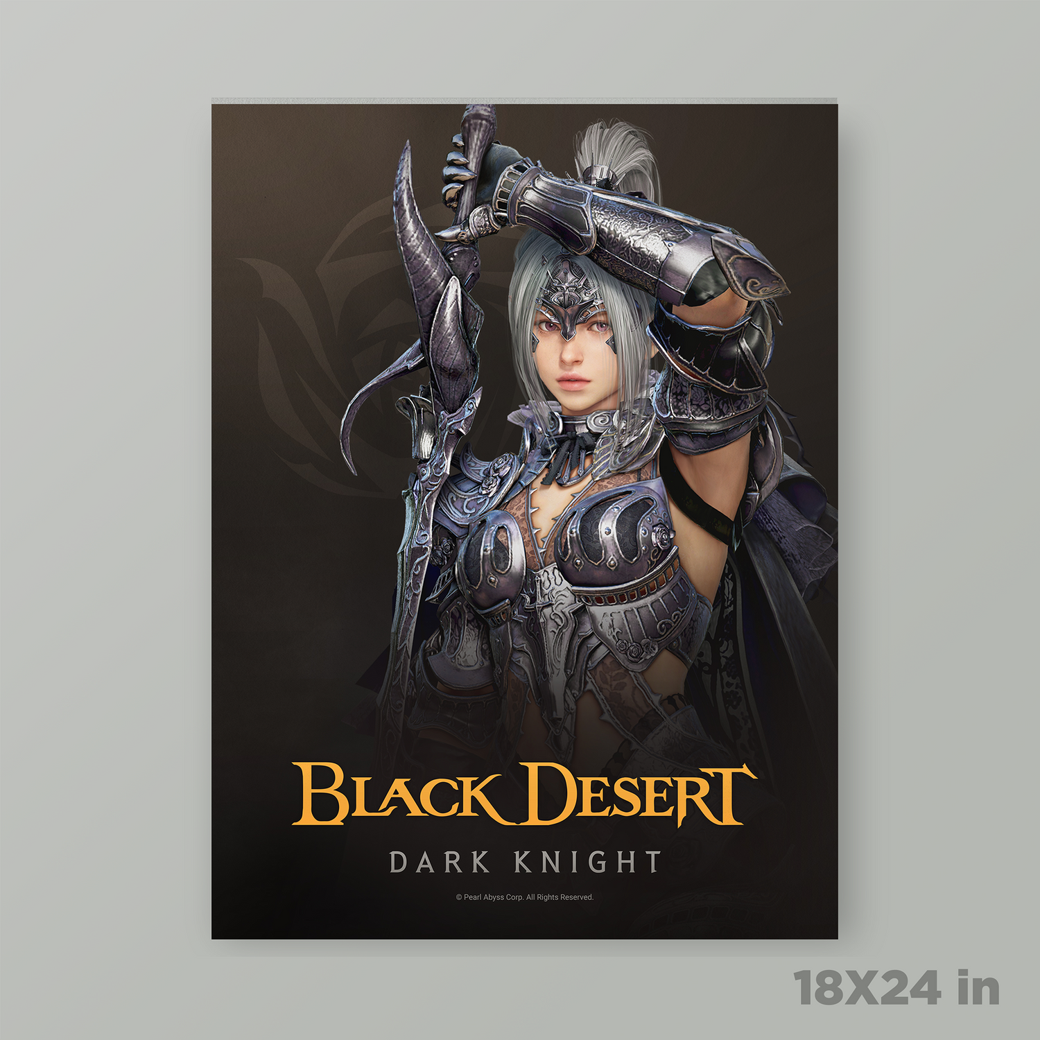 Black Desert Dark Knight Poster
