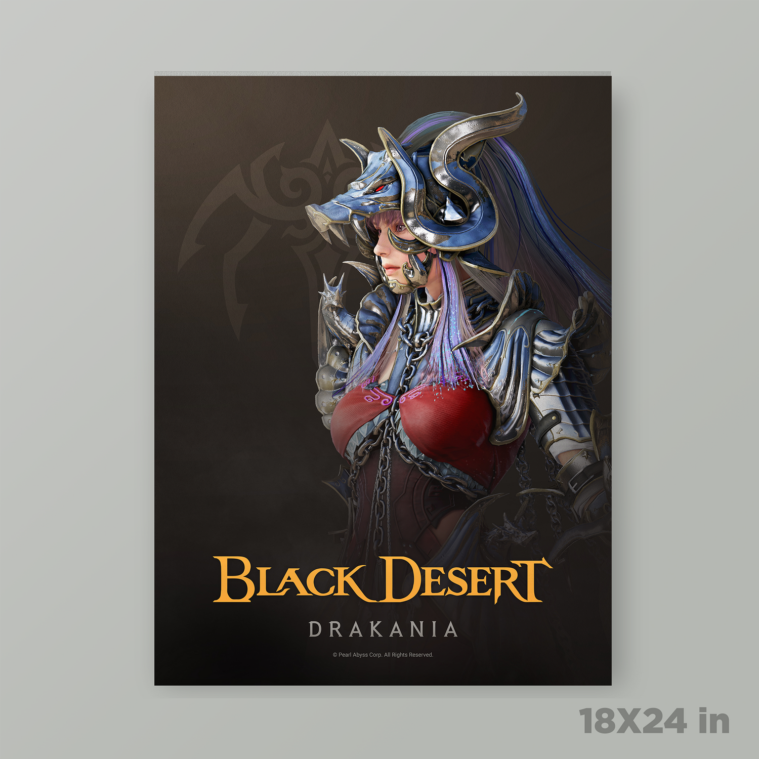 Black Desert Drakania Poster
