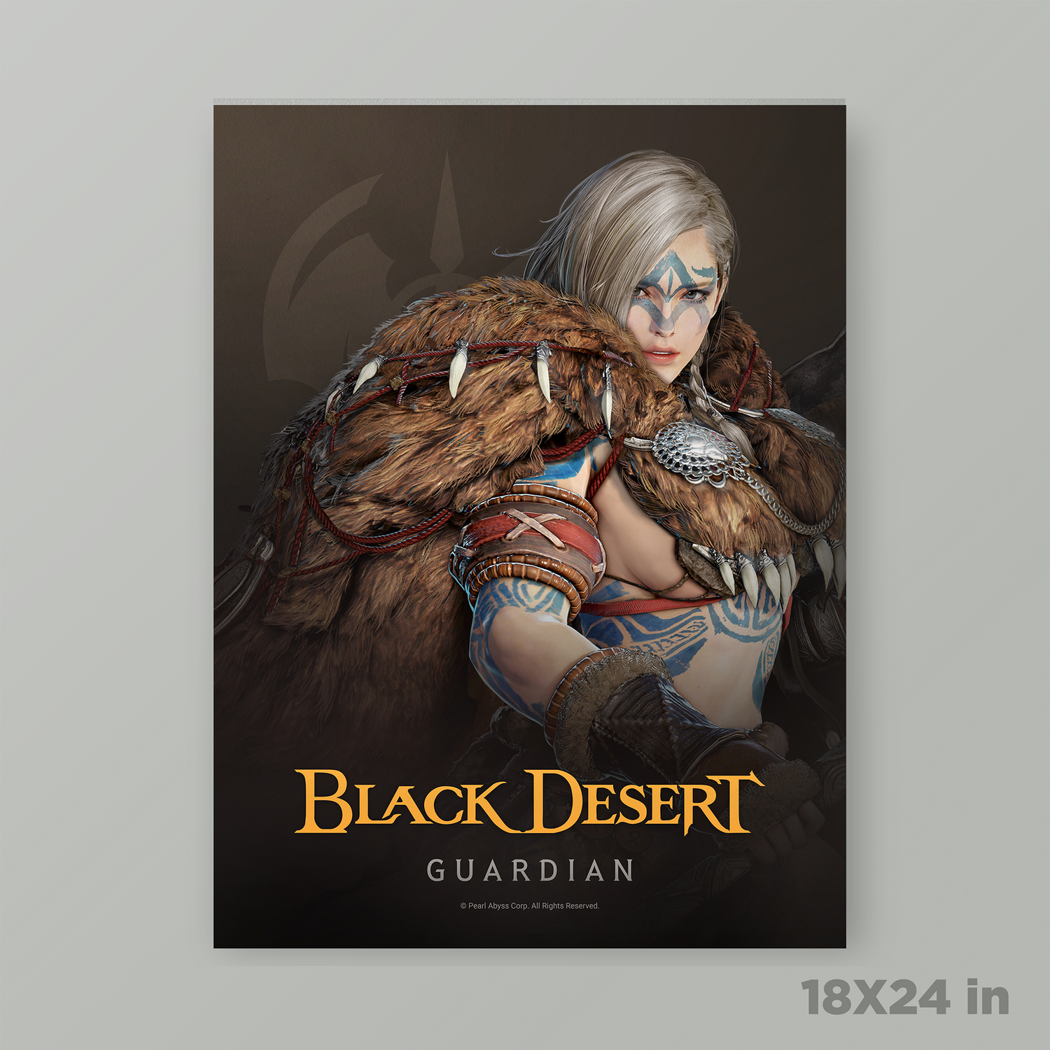Black Desert Guardian Poster