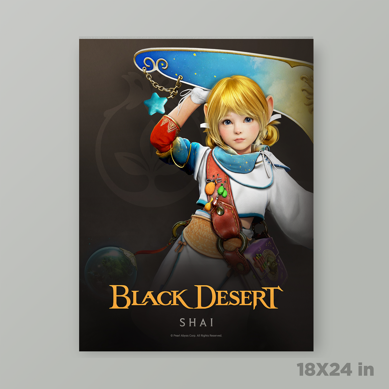 Black Desert Shai Poster