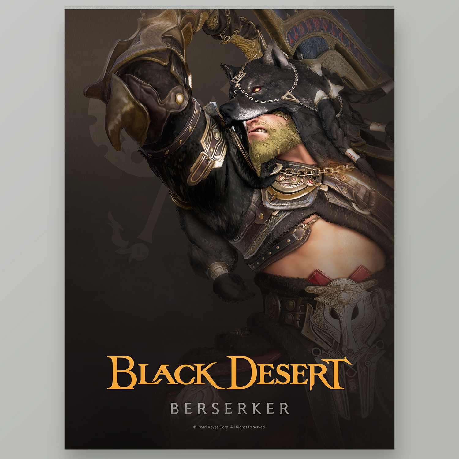 Black Desert Berserker Poster