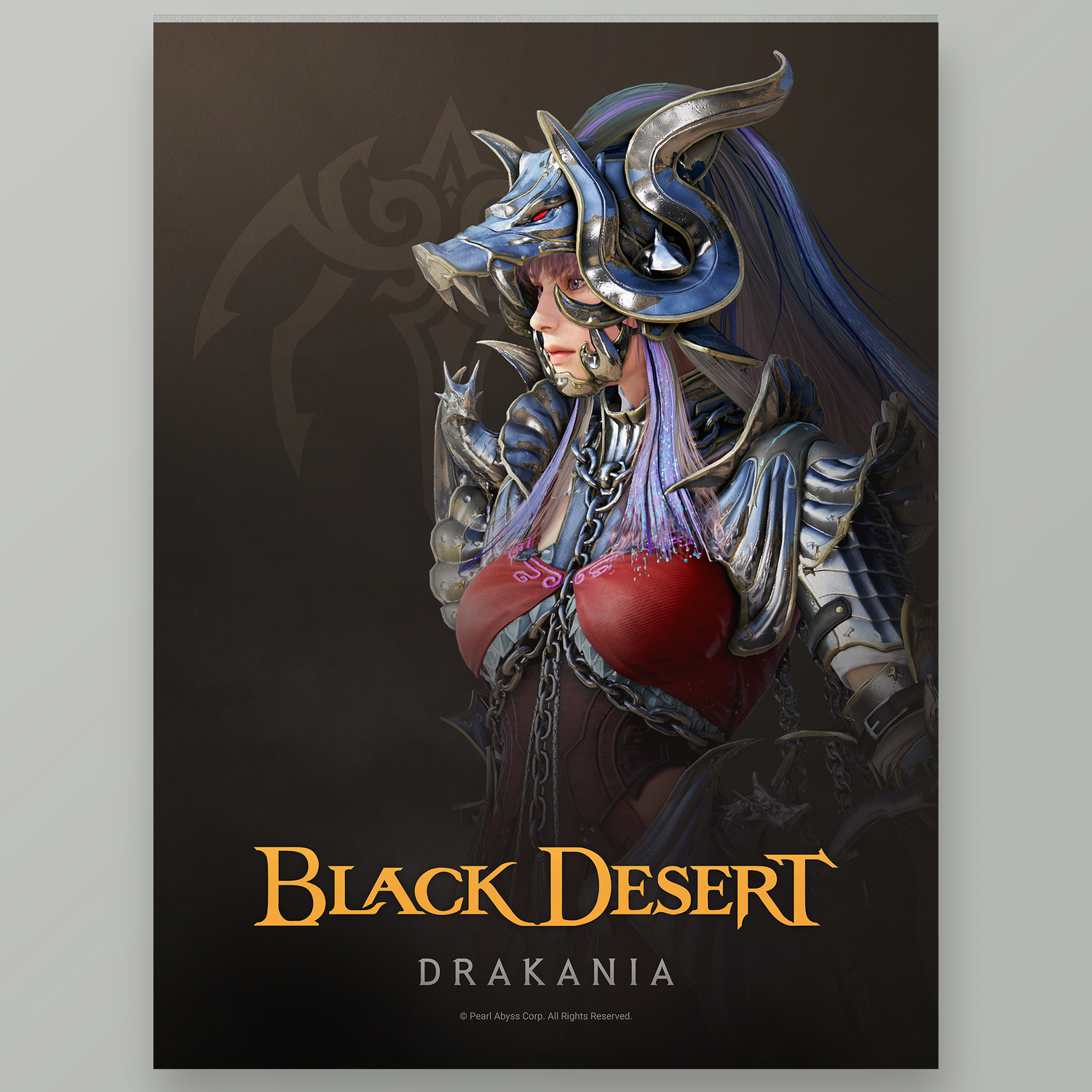 Black Desert Drakania Poster