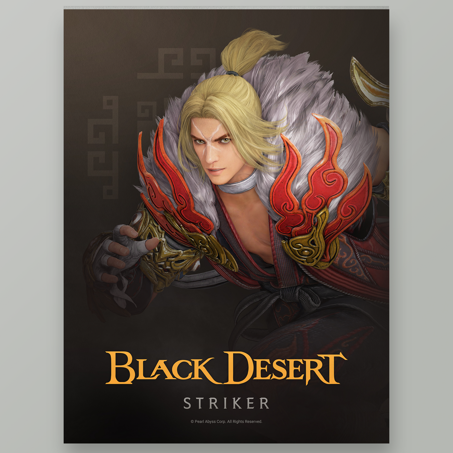 Black Desert Striker Poster