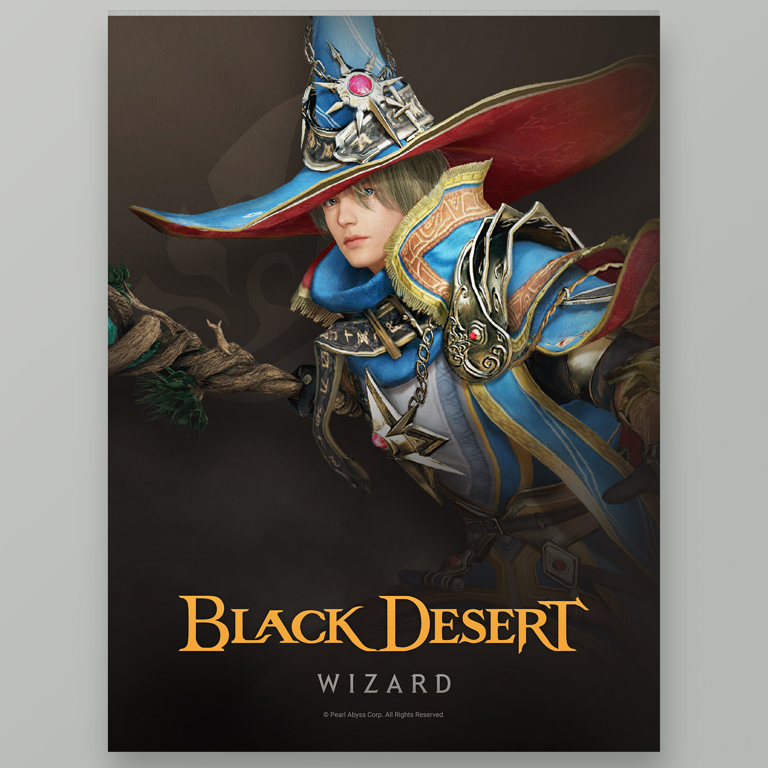 Black Desert Wizard Poster