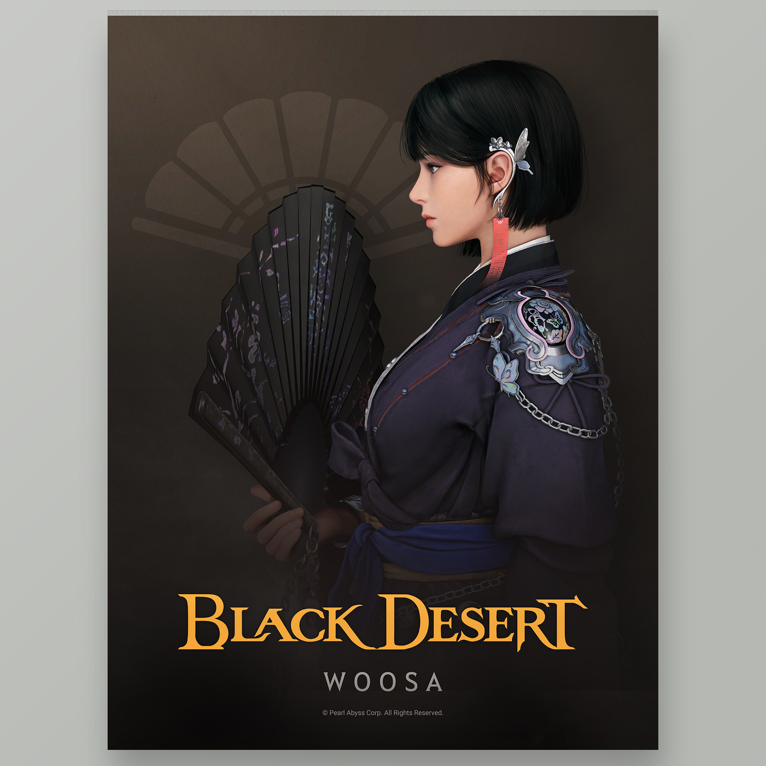 Black Desert Woosa Poster